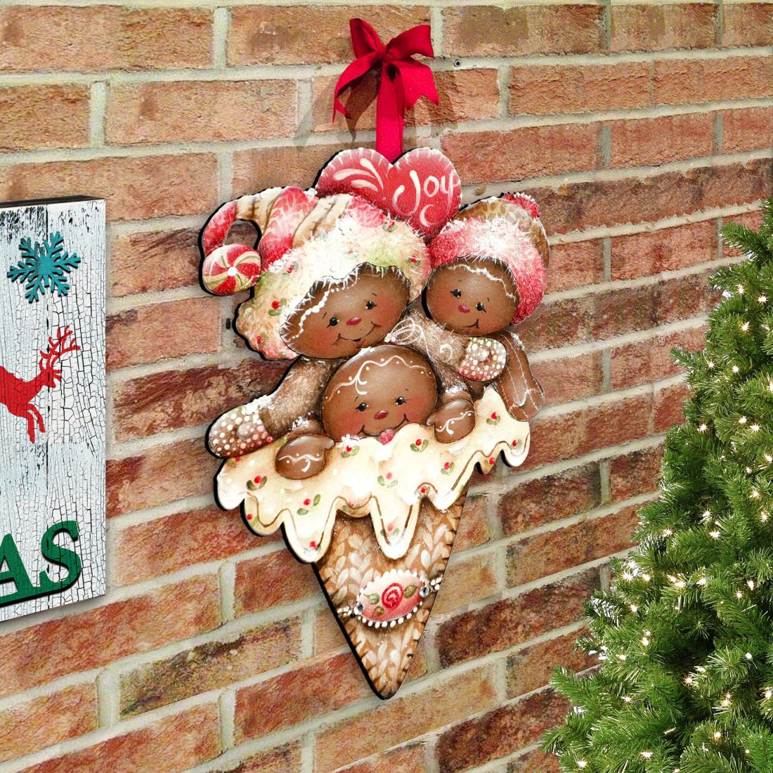 The Greatest Season wooden door hanger by Jamie Mills-Price, gallery image 3