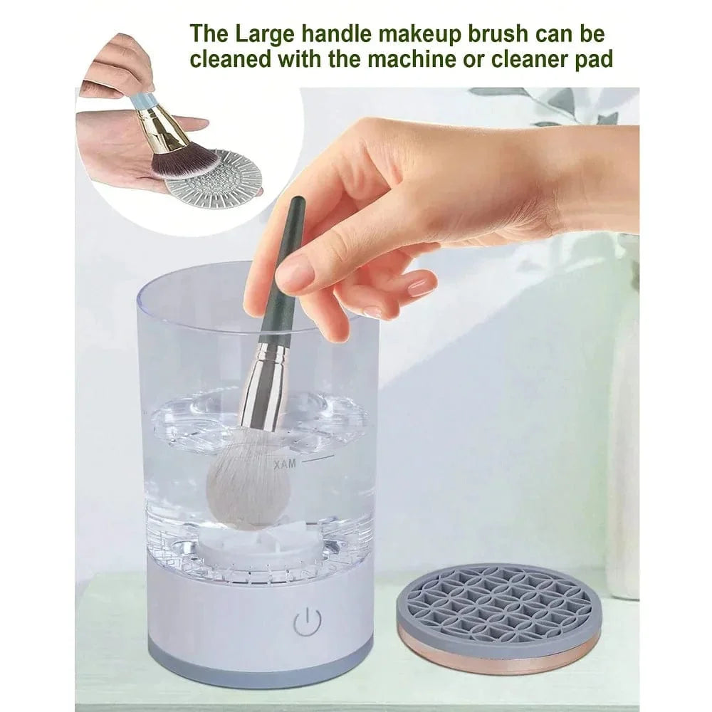 Electric makeup brush cleaner and dryer – view 11