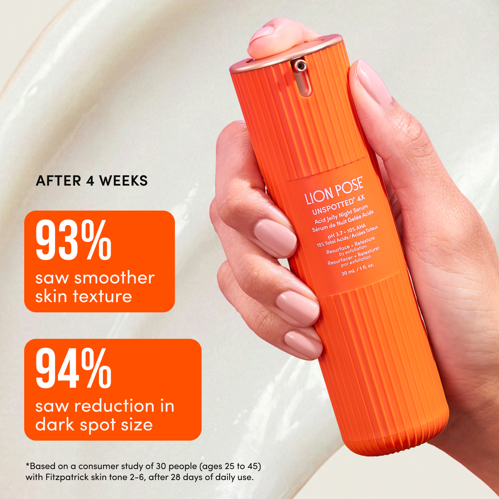 Lion Pose The Placenta Facial set, UNSPOTTED 4X serum 6
