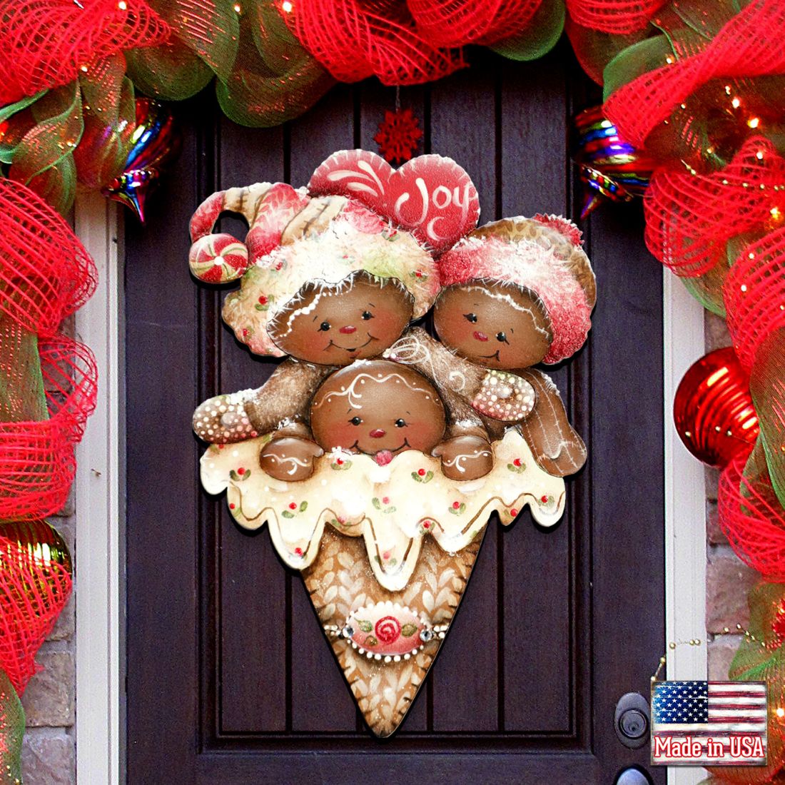 The Greatest Season wooden door hanger by Jamie Mills-Price