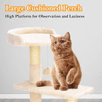 Compact cat tree with condo – view 3