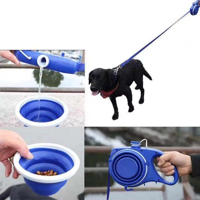 4-in-1 dog leash with water bottle – view 2