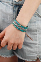 Triple-layer natural stone bracelet – view 9