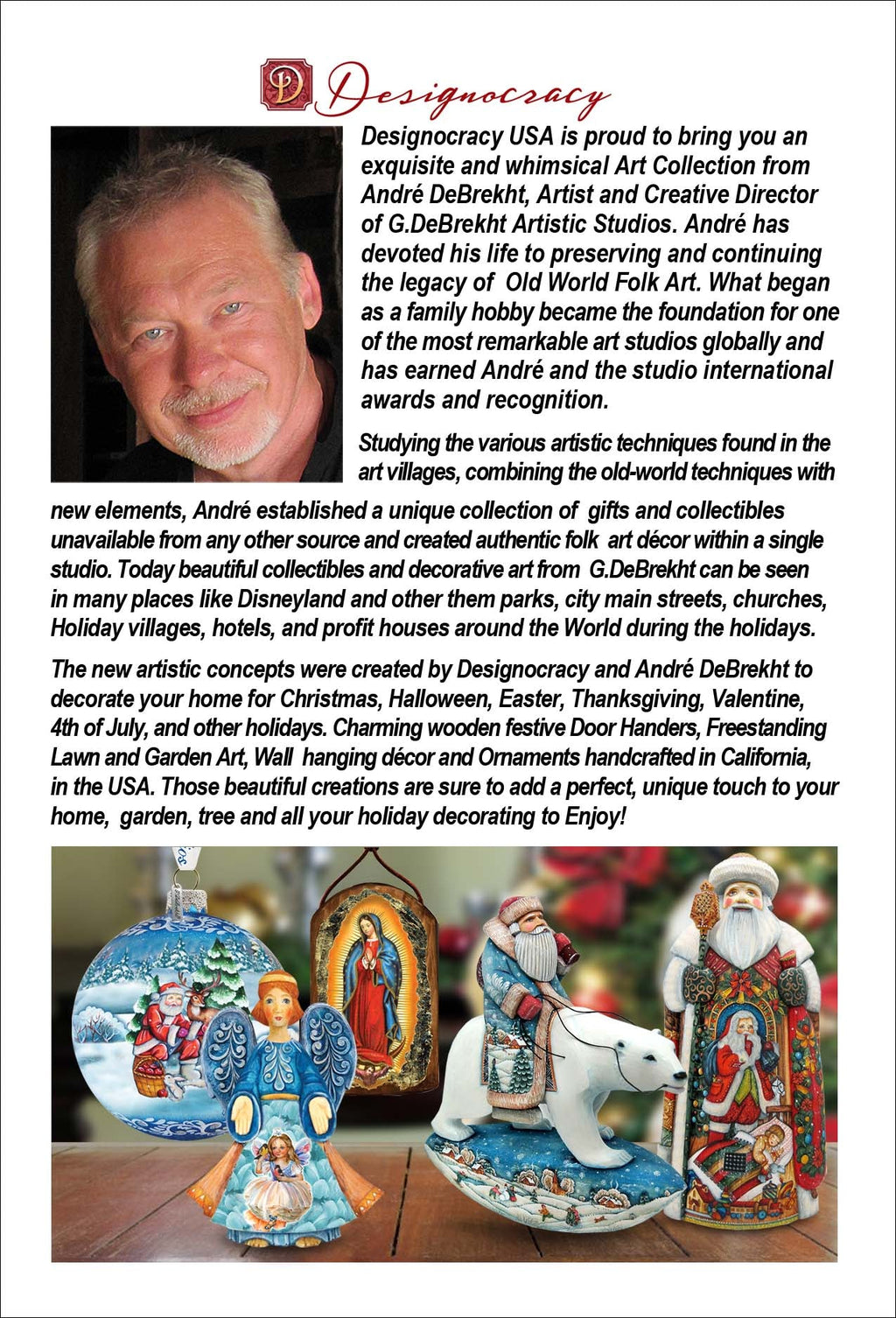 12 Days of Christmas wooden door hanger by G.DeBrekht, gallery image 11