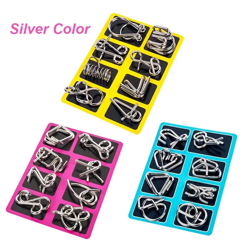 Metal wire brain teaser puzzles – view 5