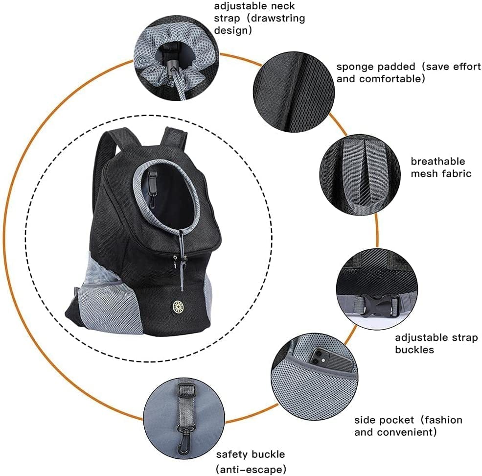 Front pet carrier backpack – view 2