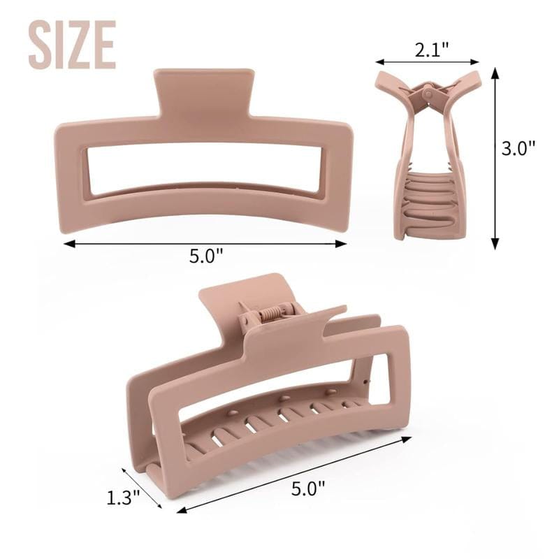 Extra-large matte claw clips – view 8