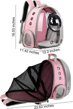 Bubble window pet backpack – view 2