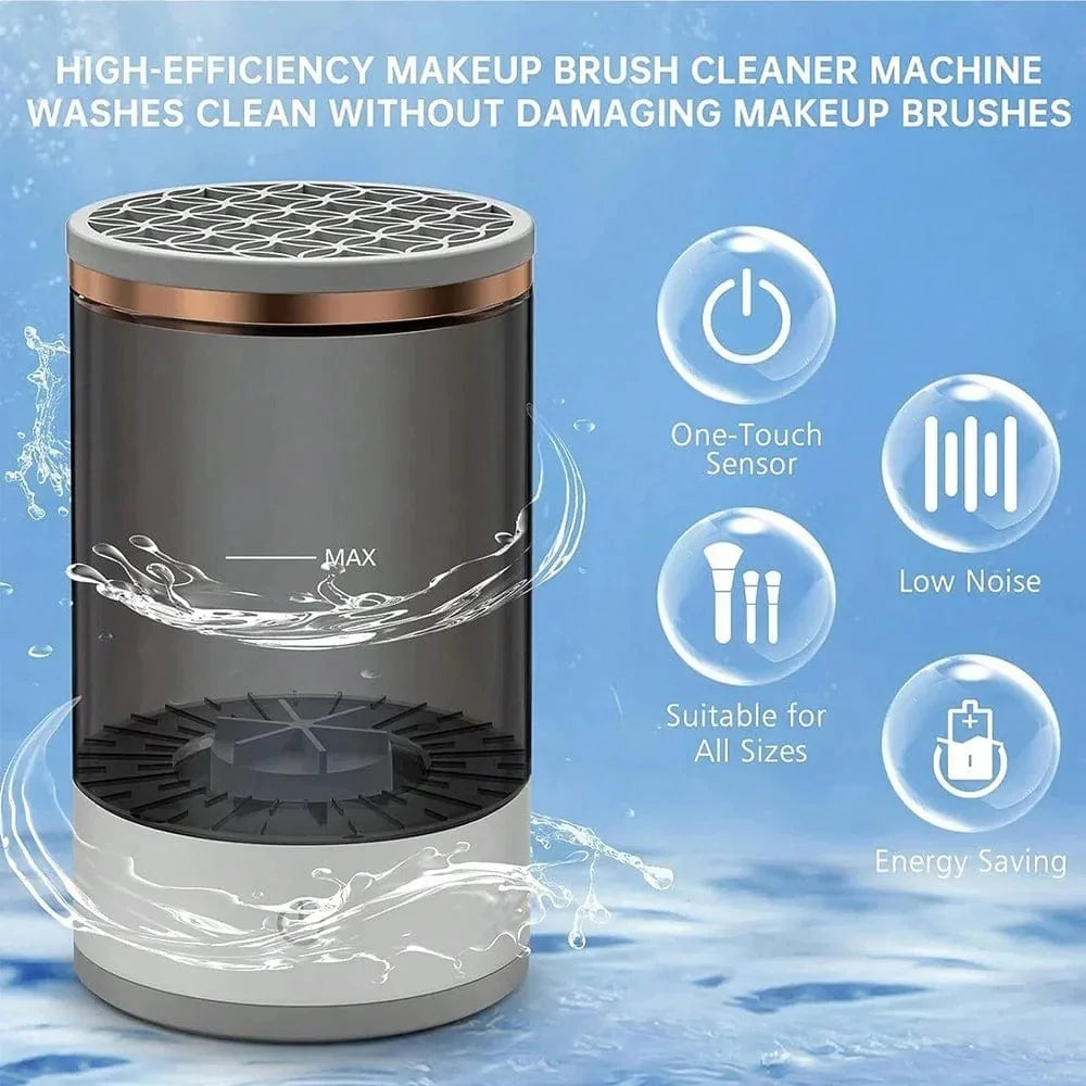Electric makeup brush cleaner and dryer – view 19
