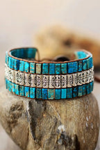Triple-layer natural stone bracelet – view 5