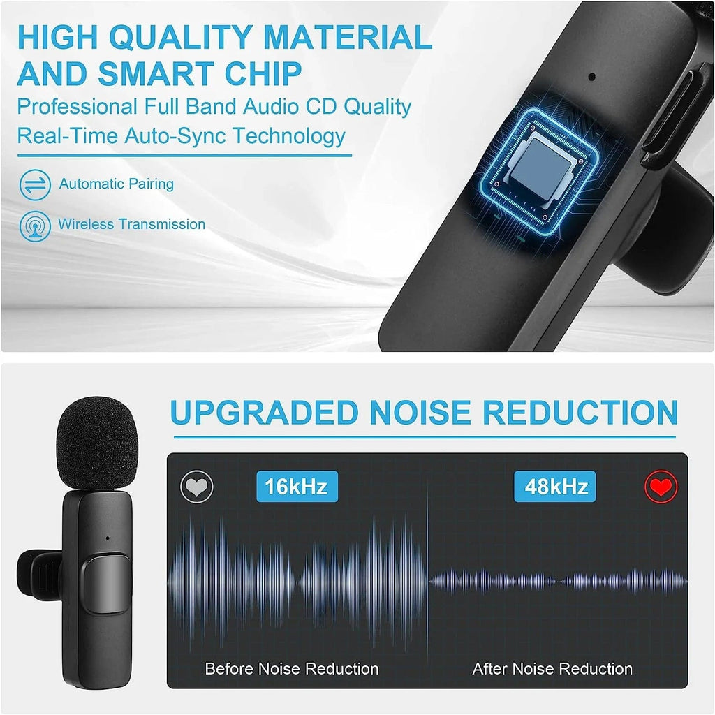 Dual wireless lavalier microphones – view 4