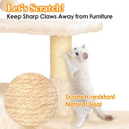 Compact cat tree with condo – view 5