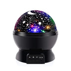Rotating star projector night light – view 7