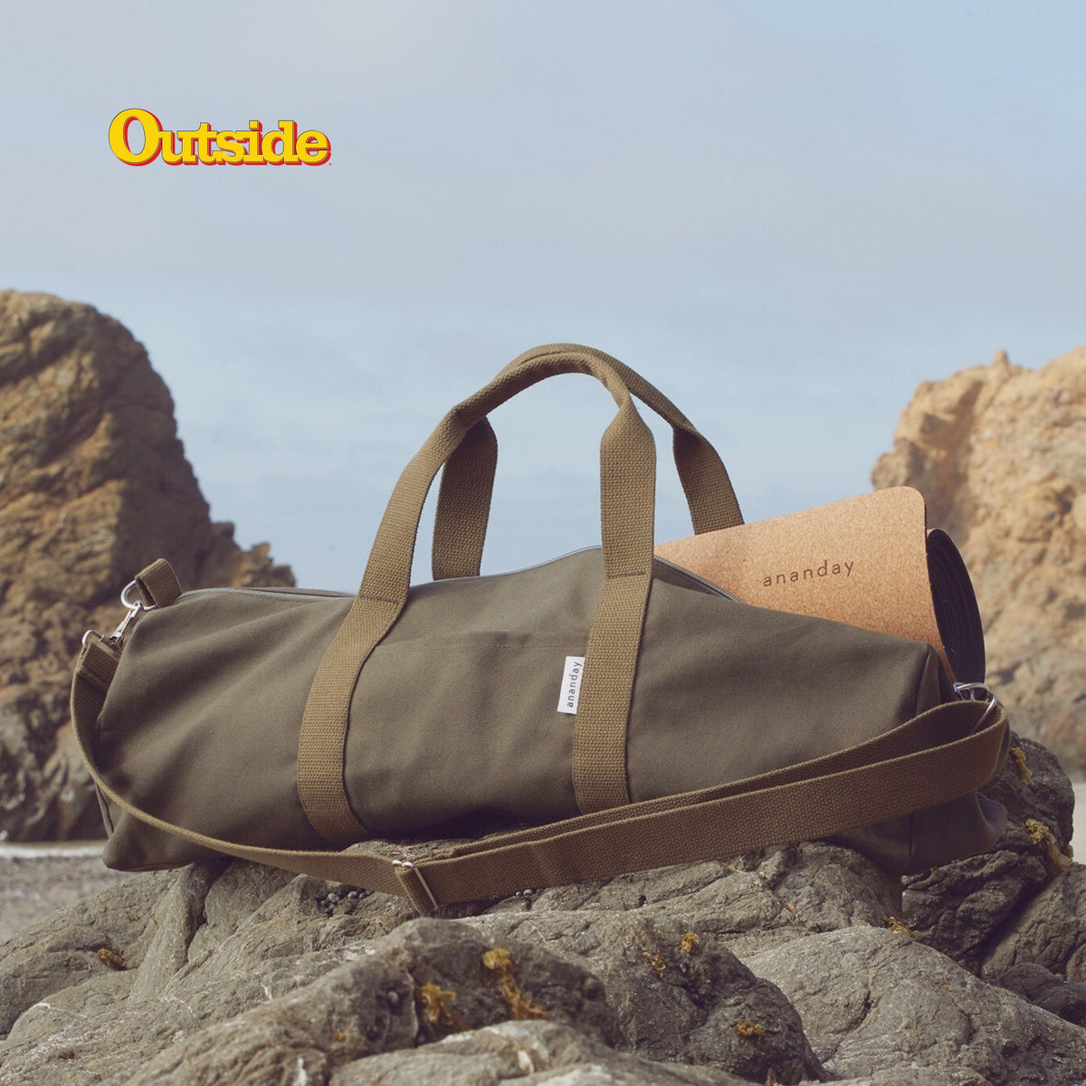 Ananday canvas yoga mat bag