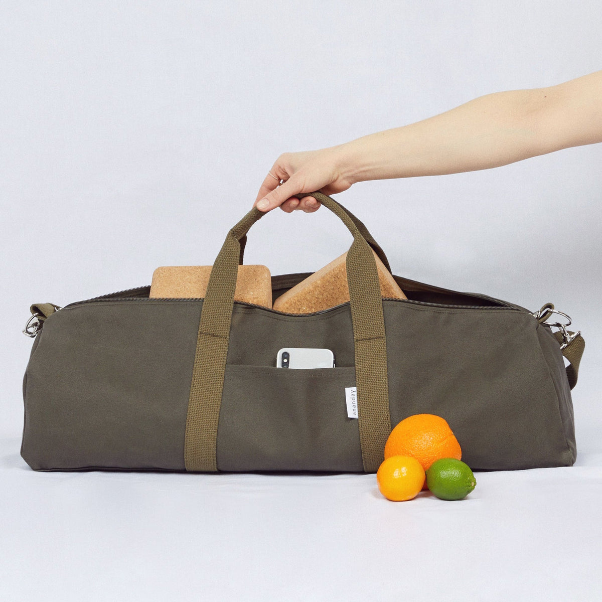 Ananday canvas yoga mat bag, gallery image 5