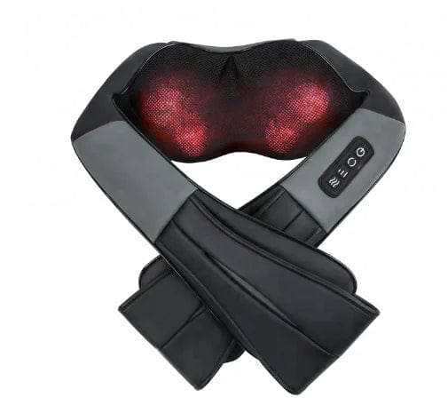 Neck and shoulder massager – USB, black/gray, 4 buttons