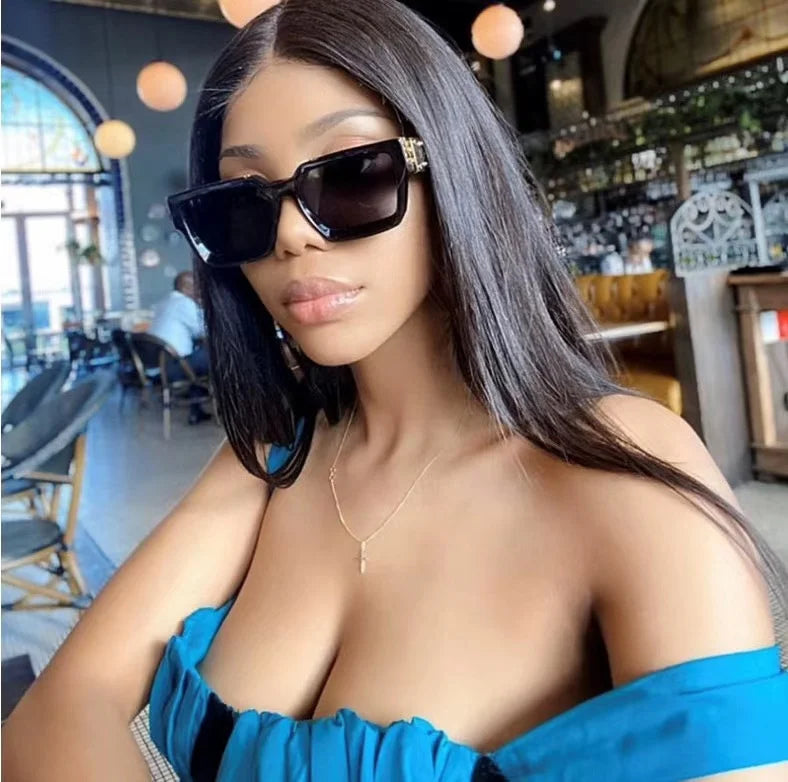 Sunbest Eyewear 96006 Fashion 2021 Oversized Men Women UV400 Black Brand Designer Shades Sunglasses