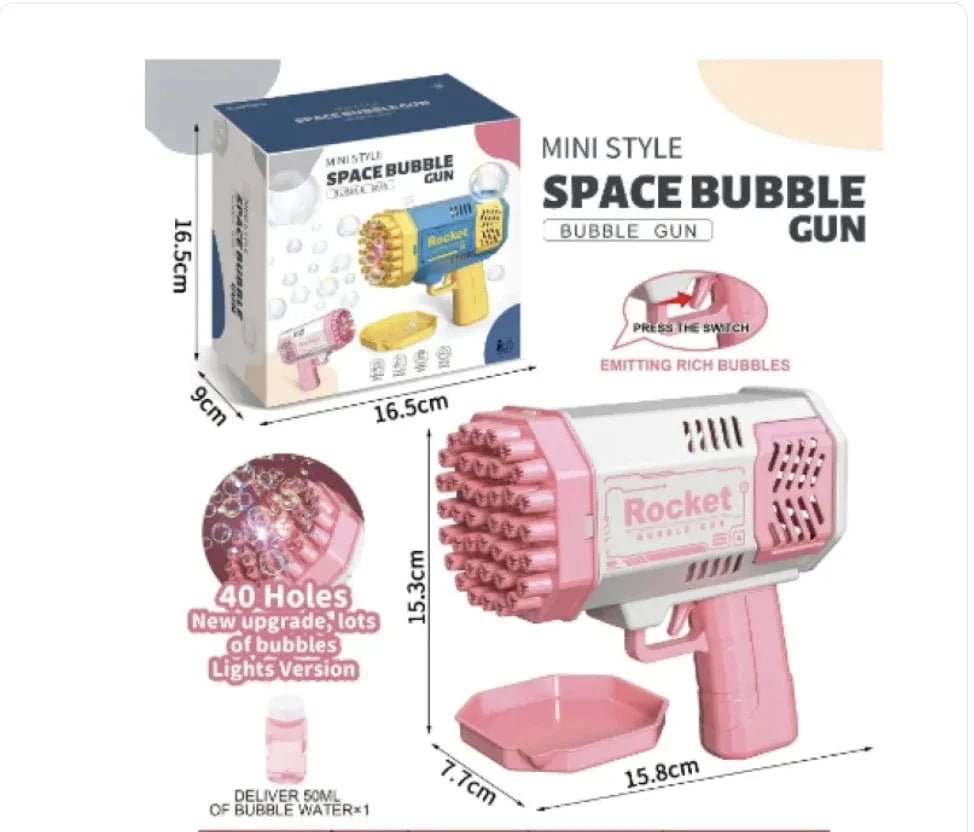 69-hole light-up bubble gun – view 6