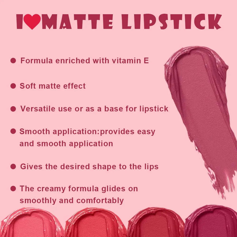 Ochain Private Lable 12 Hours Comfortable Wear Full-Coverage Pigment-Rich Colour Velvet Waterproof Vegan Silky Matte Lipstick
