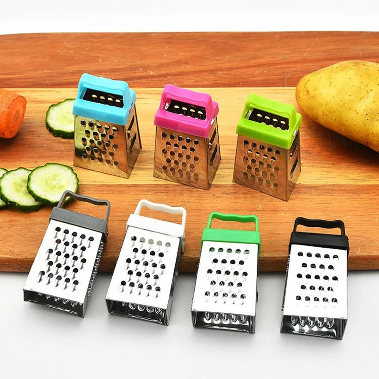 Top Seller Kitchen Accessory Vegetable Cheese Ginger 4 Side Mini Grater With Gifts