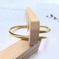 European and American Fashion Hypoallergenic Stainless Steel Couple Jewelry Personalized Light Luxury Nail Bracelet