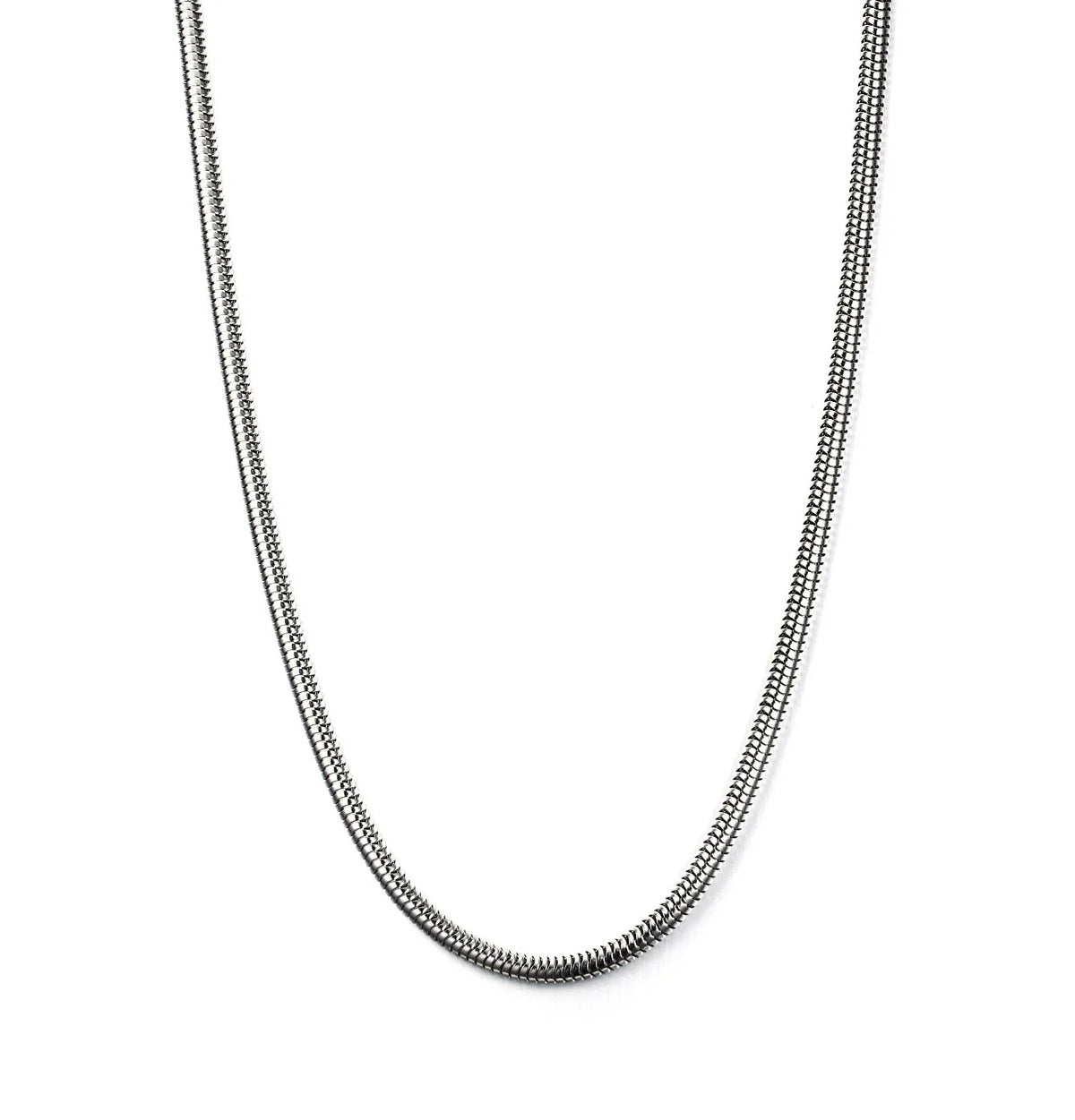 High End 18K PVD Gold Plated Herringbone Choker Necklace Snake  Stainless Steel Necklace