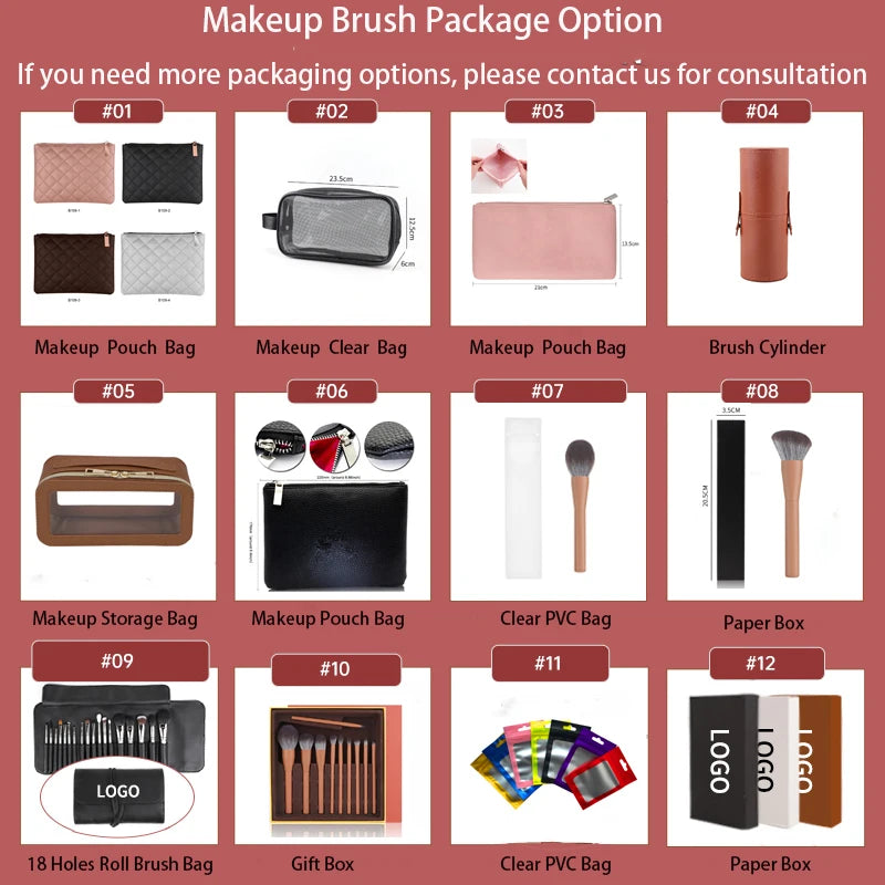 HMU Wholesale 15pcs Black and Silver Synthetic Hair Kabuki Vegan Custom Makeup Brush Private Label Make up Brush Set With Bag