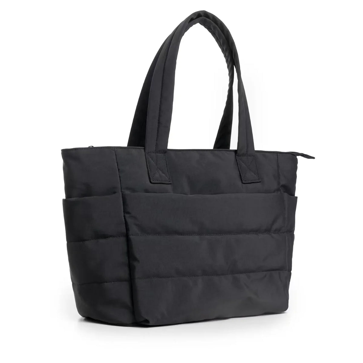 Puffy Tote Bag Women Waterproof Lightweight Shopping Beach Travel Bag with Zipper Soft Summer Handbag