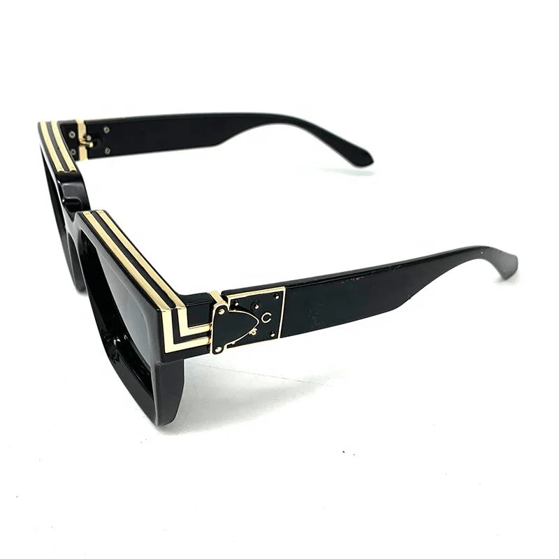 Sunbest Eyewear 96006 Fashion 2021 Oversized Men Women UV400 Black Brand Designer Shades Sunglasses