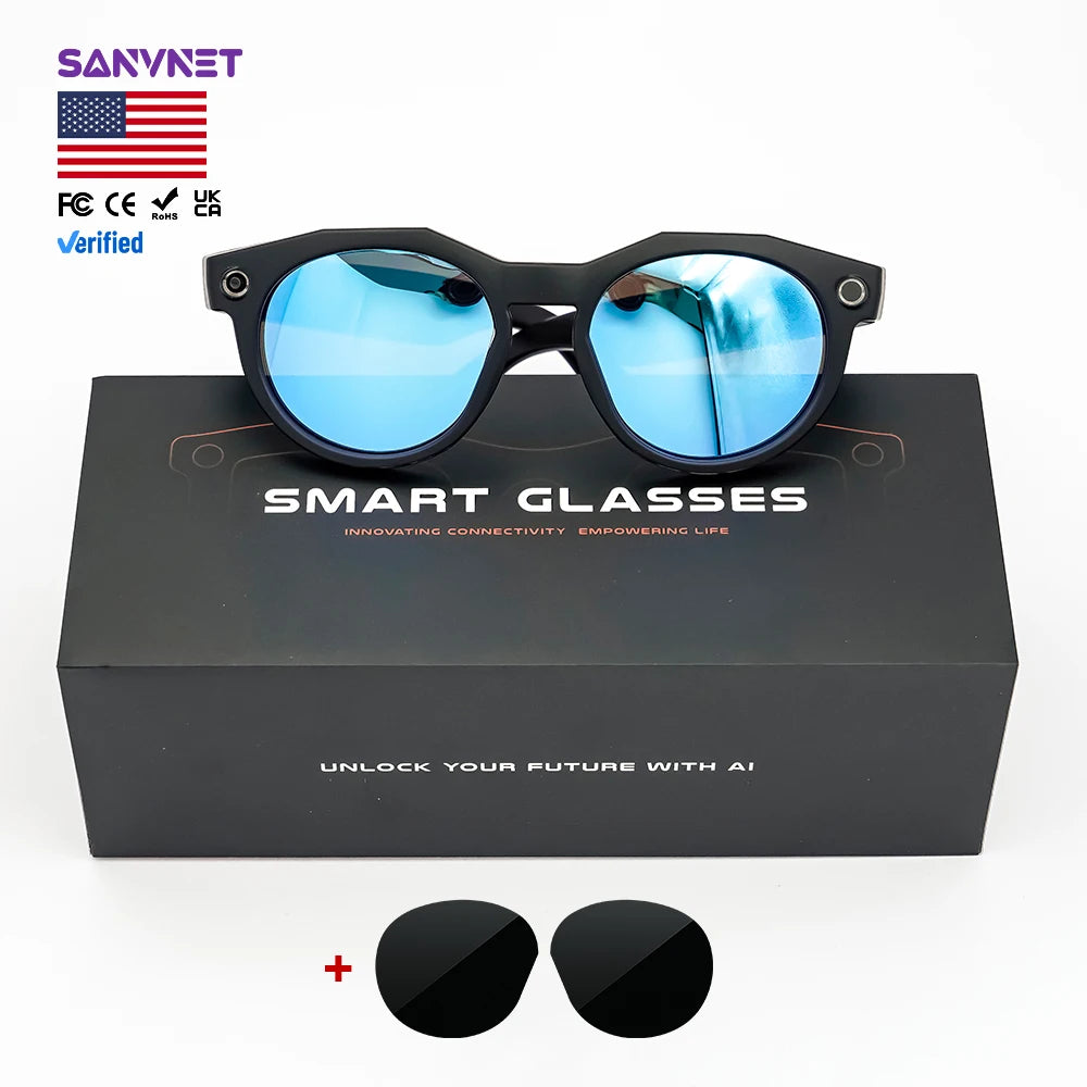 SNT NEX AI smart glasses with built-in camera