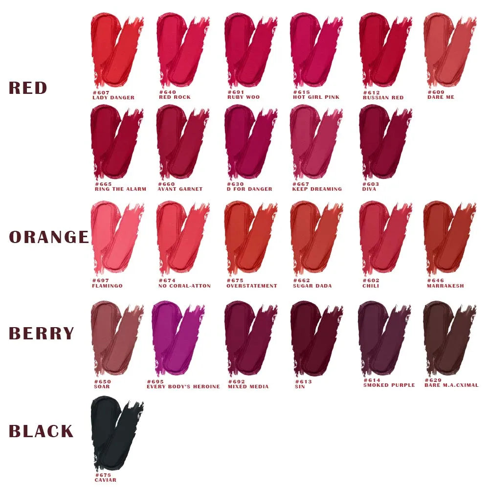 Ochain Private Lable 12 Hours Comfortable Wear Full-Coverage Pigment-Rich Colour Velvet Waterproof Vegan Silky Matte Lipstick