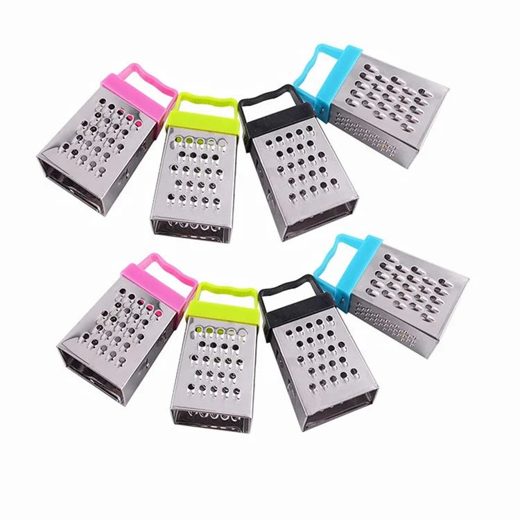 Top Seller Kitchen Accessory Vegetable Cheese Ginger 4 Side Mini Grater With Gifts
