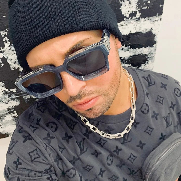 Sunbest Eyewear 96006 Fashion 2021 Oversized Men Women UV400 Black Brand Designer Shades Sunglasses