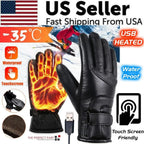 USB heated touchscreen gloves – view 1