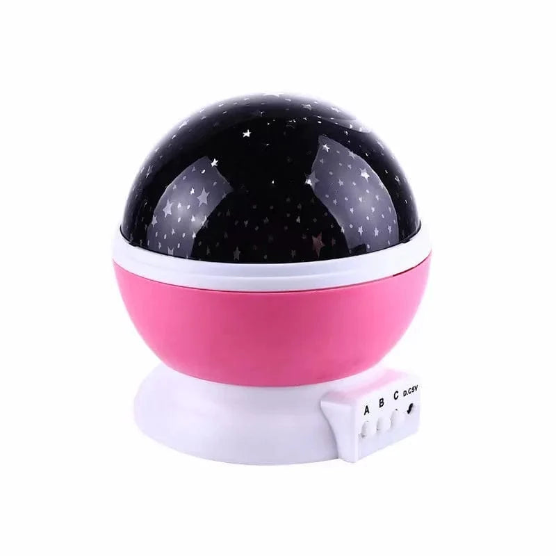 Rotating star projector night light – view 3