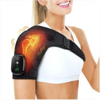 Rechargeable heated shoulder wrap – view 1