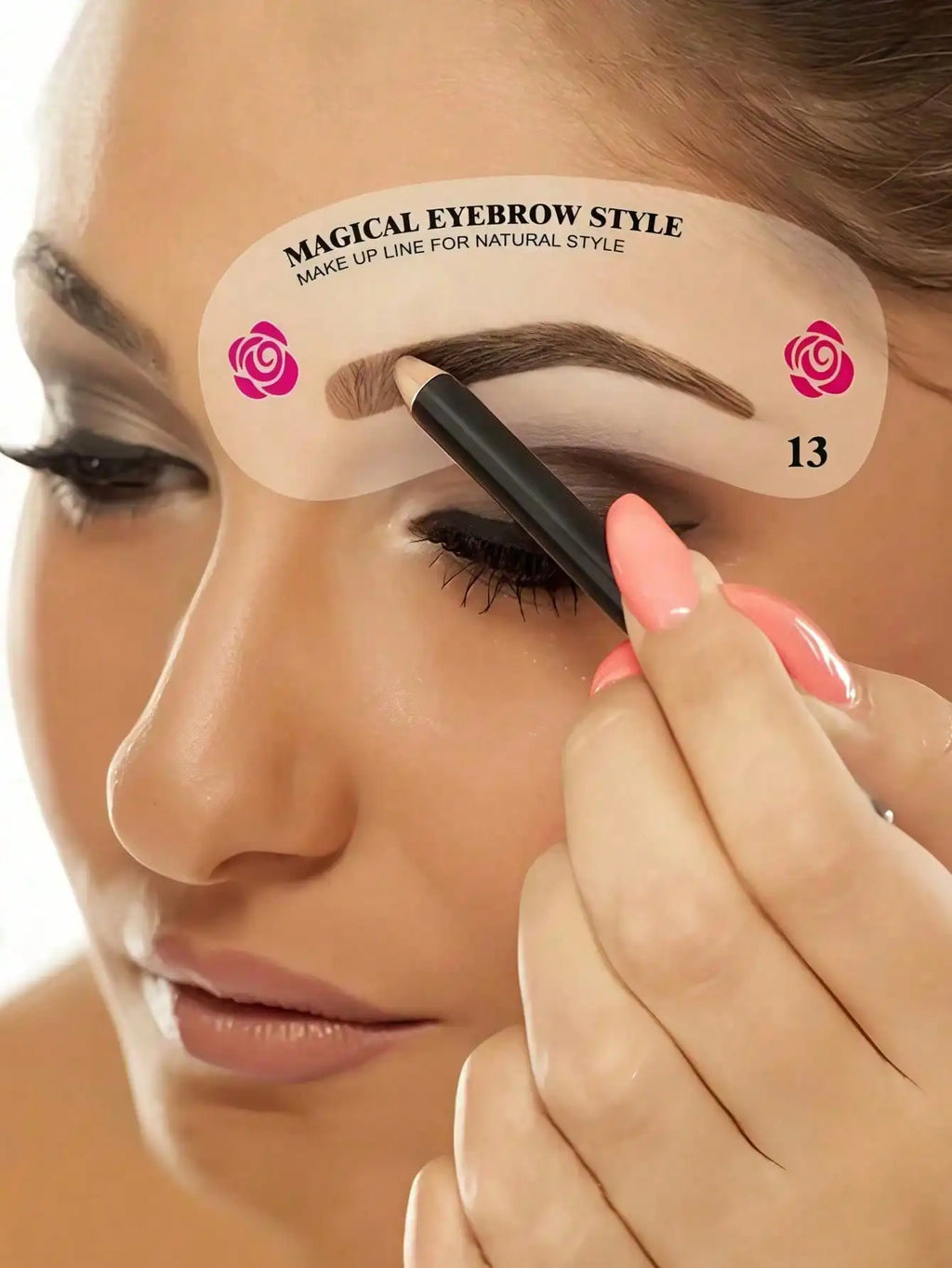 Eyebrow Shaping Stencils, 24 Styles