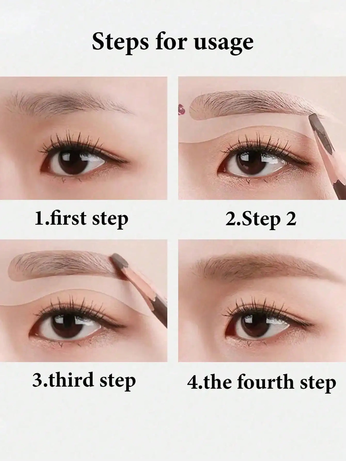 Eyebrow Shaping Stencils, 24 Styles