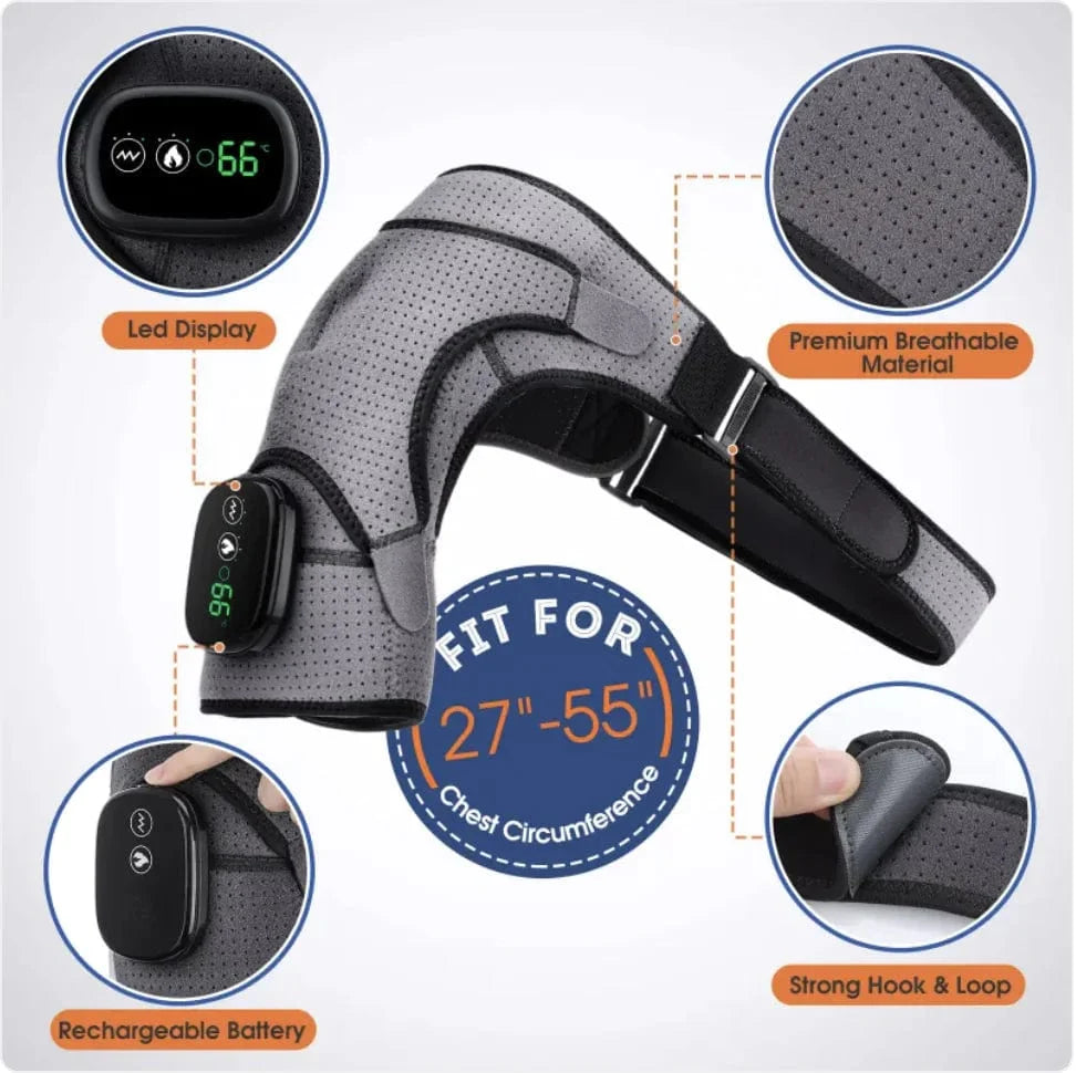 Rechargeable heated shoulder wrap – view 8