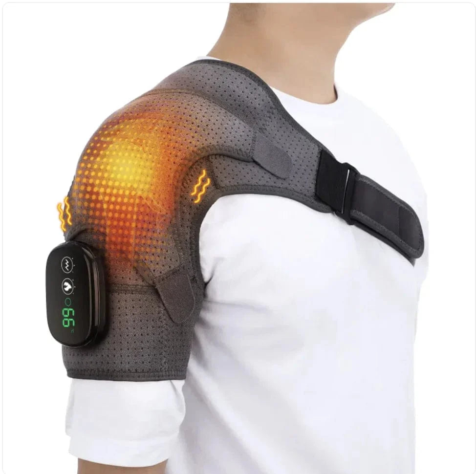 Rechargeable heated shoulder wrap – view 3