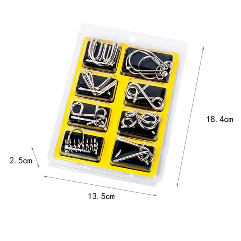 Metal wire brain teaser puzzles – view 6