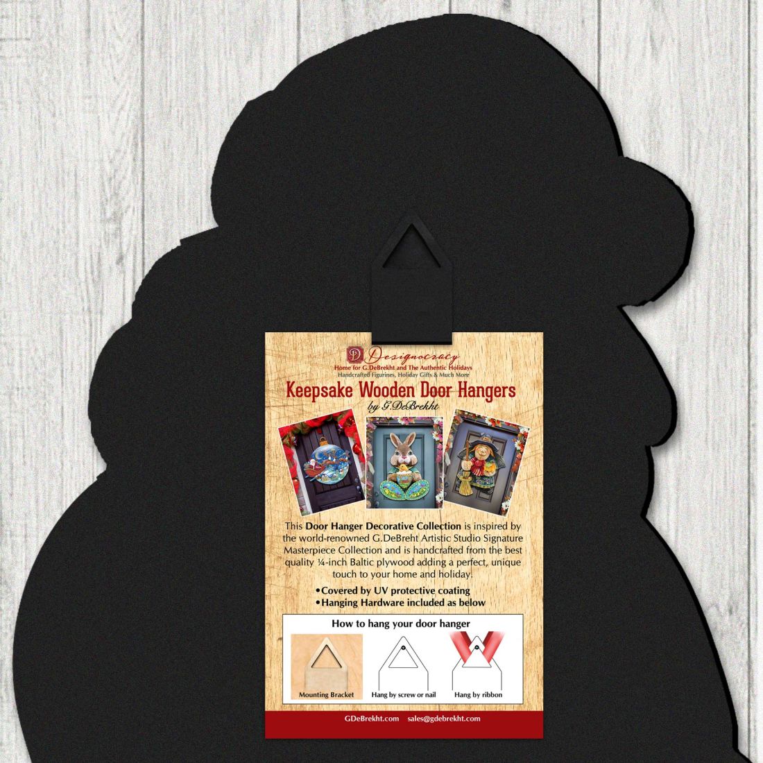 12 Days of Christmas wooden door hanger by G.DeBrekht, gallery image 7