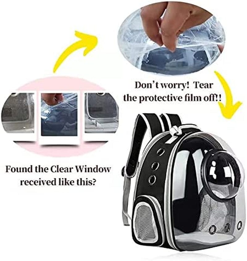 Bubble window pet backpack – view 8