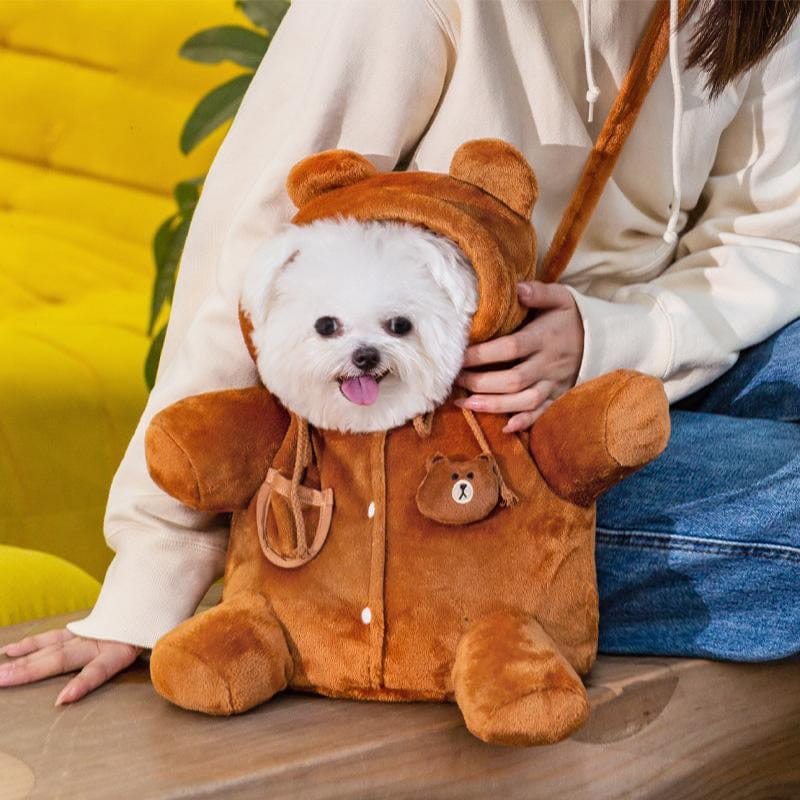 Bear pet carrier shoulder bag – view 3