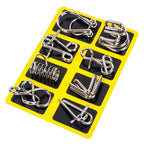 Metal wire brain teaser puzzles – view 3