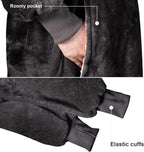 Oversized sherpa wearable blanket hoodie – view 4