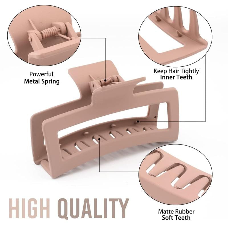 Extra-large matte claw clips – view 7