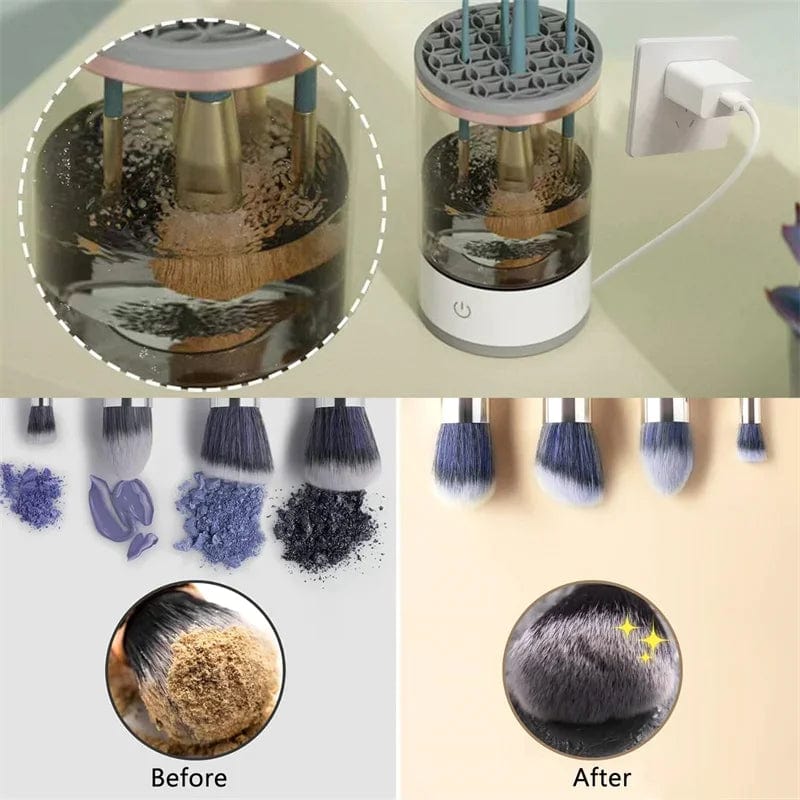 Electric makeup brush cleaner and dryer – view 14