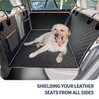 Hard-bottom back seat extender in Orange