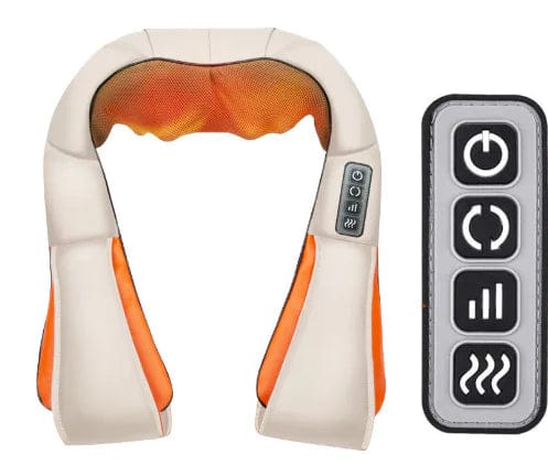 Neck and shoulder massager – USB, beige